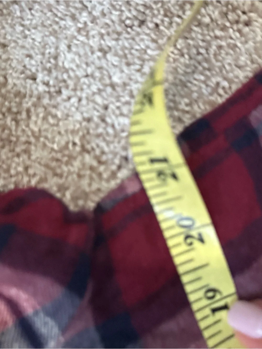 Unk Red, Navy and White Plaid Button-Down Women's Shirt
